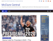 Tablet Screenshot of mcclurecentral.com